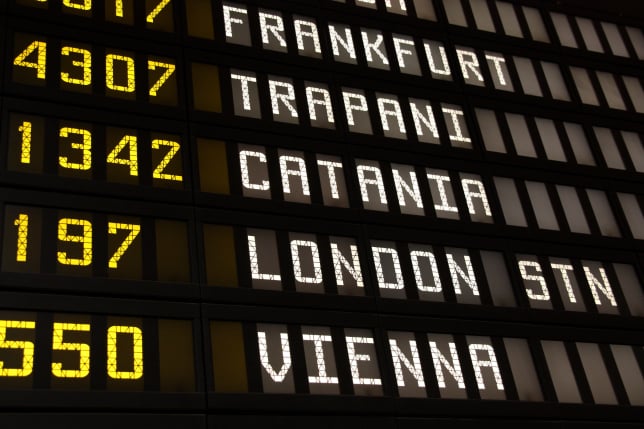 letisko, tabula, prílety